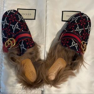GUCCI Princetown Fur Slippers open to offers!